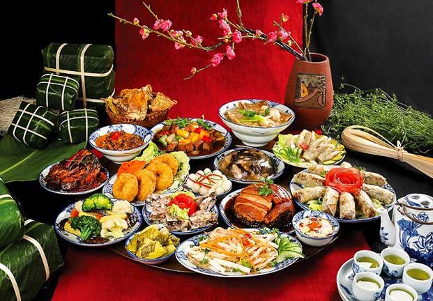 Mâm cỗ Tết miền Nam Mâm cỗ Tết miền Nam
